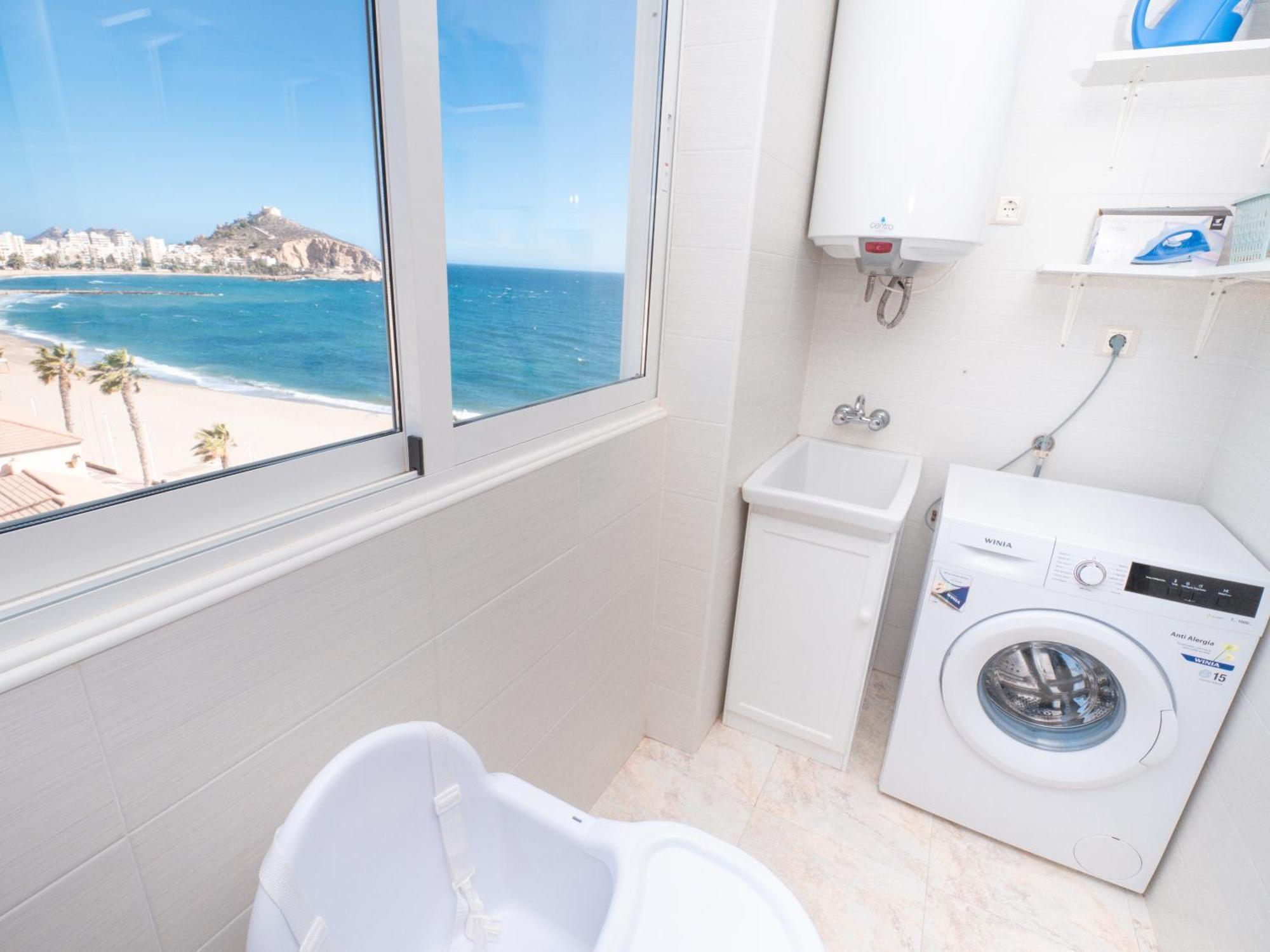Frente Al Mar Con Garaje Y Wifi - By Aloha Palma Daire Águilas Dış mekan fotoğraf
